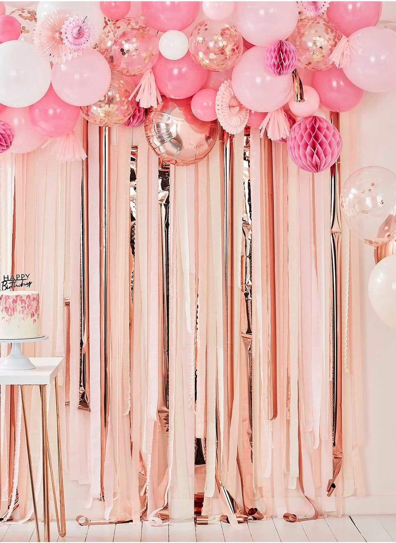 Ginger Ray Happy Birthday Rose Gold Plate - Pack of 8 - Image 4