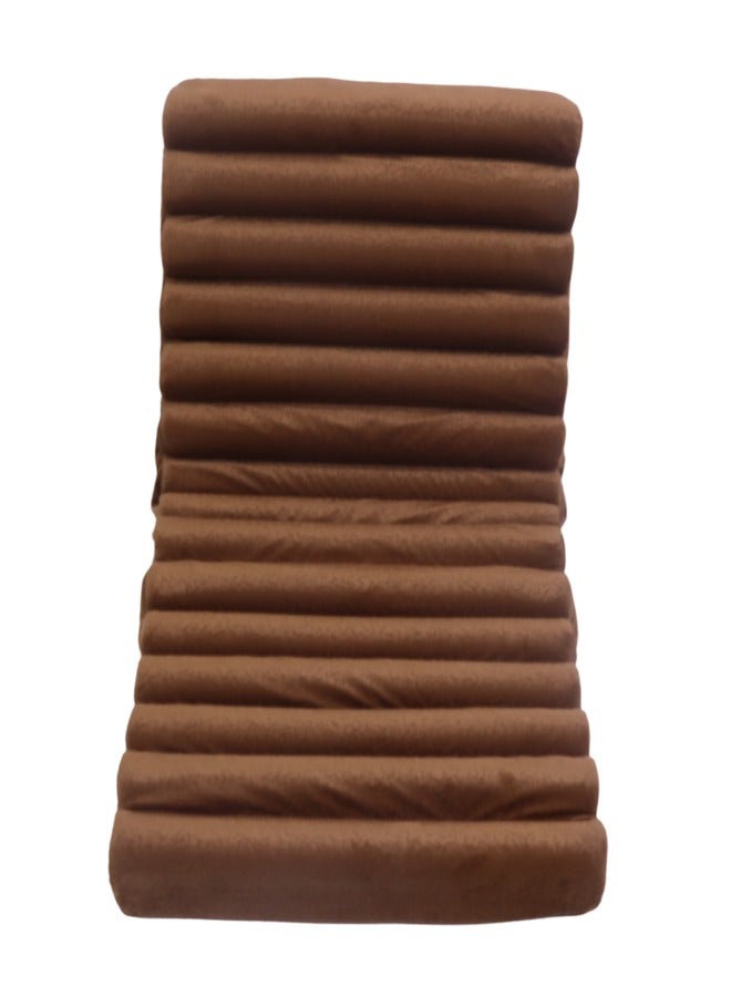 SMART HOME Floor Sofa - Foldable Floor Chair with Fully Adjustable Backrest, Soft Velvet Upholstered Chair with Comfortable Interior Padding Suitable for Travel, Picnics, Camping and Outdoor Enjoyment - Image 1