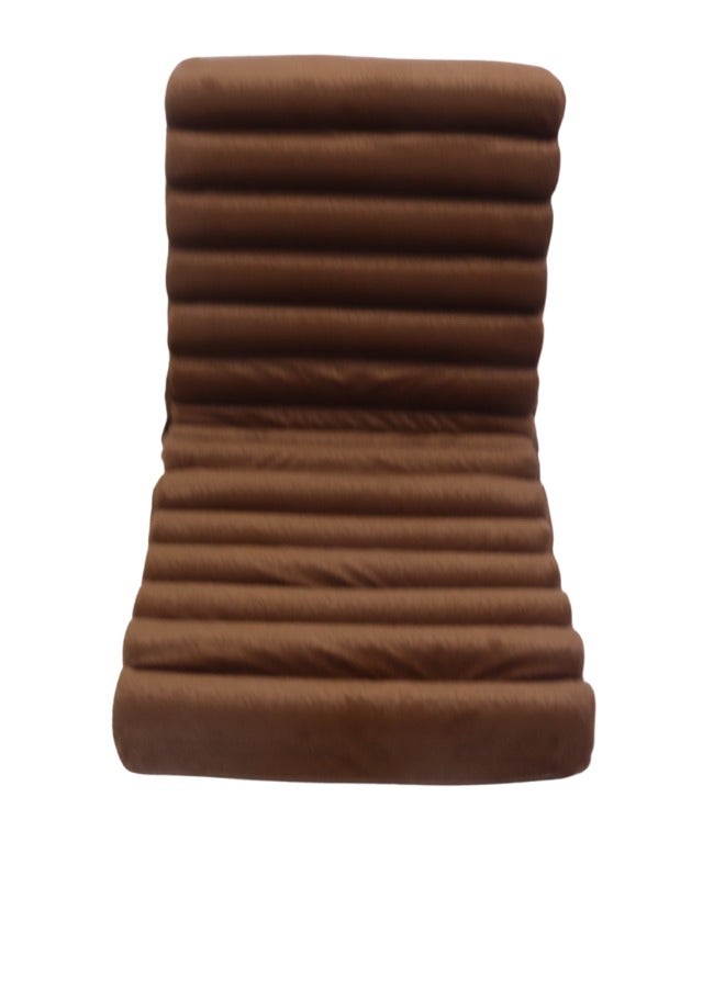 SMART HOME Floor Sofa - Foldable Floor Chair with Fully Adjustable Backrest, Soft Velvet Upholstered Chair with Comfortable Interior Padding Suitable for Travel, Picnics, Camping and Outdoor Enjoyment - Image 5