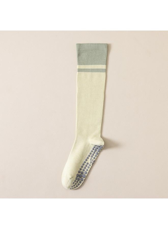 Bluejw Sports Muscle Pressure Striped Socks Children's Shoulder Socks Leg Shaping Pilates Fitness Rope Skipping Running Yoga Socks - Image 1