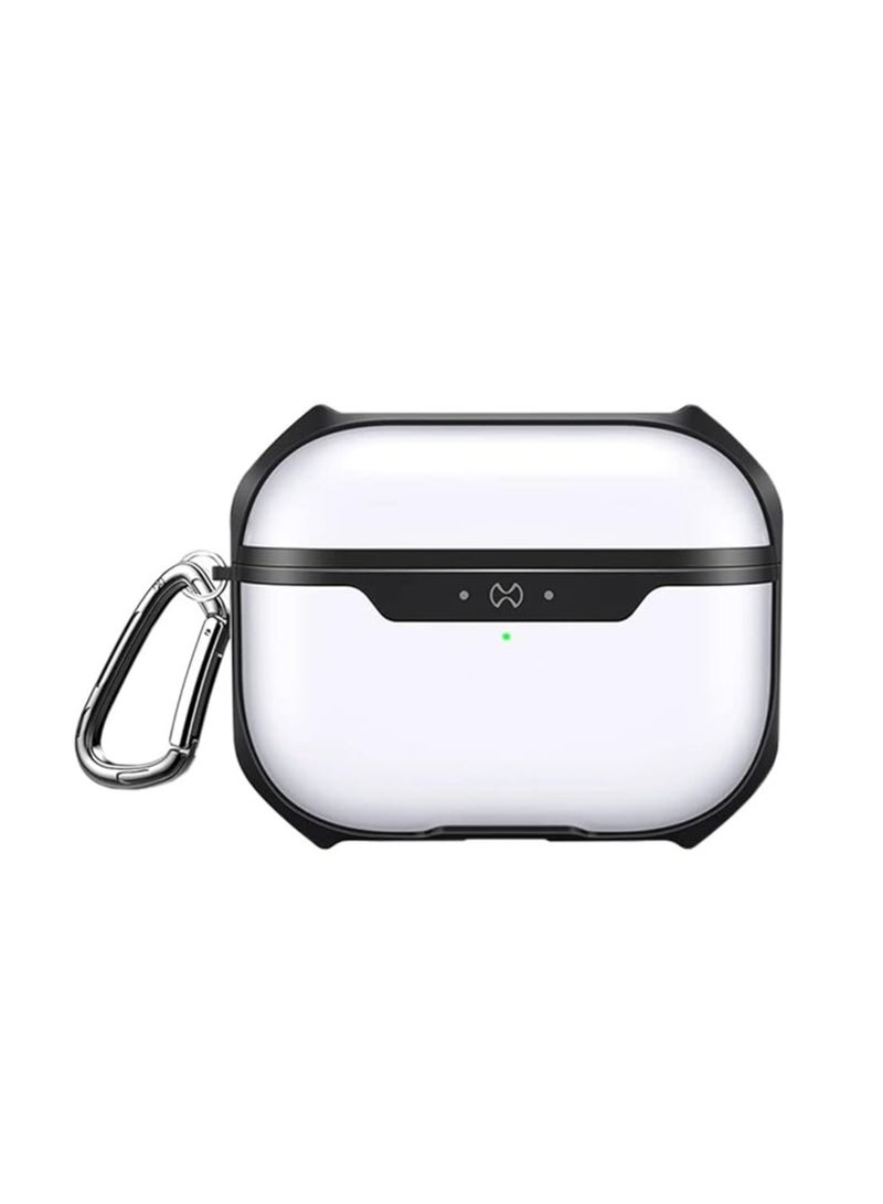 General For Riggear Apple Airpods Pro Case, Clear Hybrid Impact Resistant Silicone Headphone Case  - Image 1