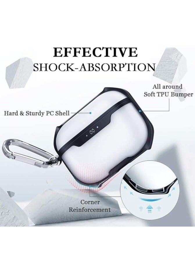General For Riggear Apple Airpods Pro Case, Clear Hybrid Impact Resistant Silicone Headphone Case  - Image 3
