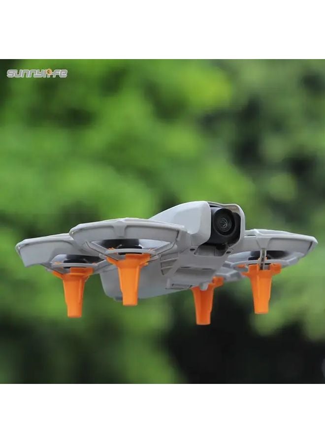 Gray 4pcs DJI NEO Drone Landing Gear for Stable Aerial Photography - Image 4