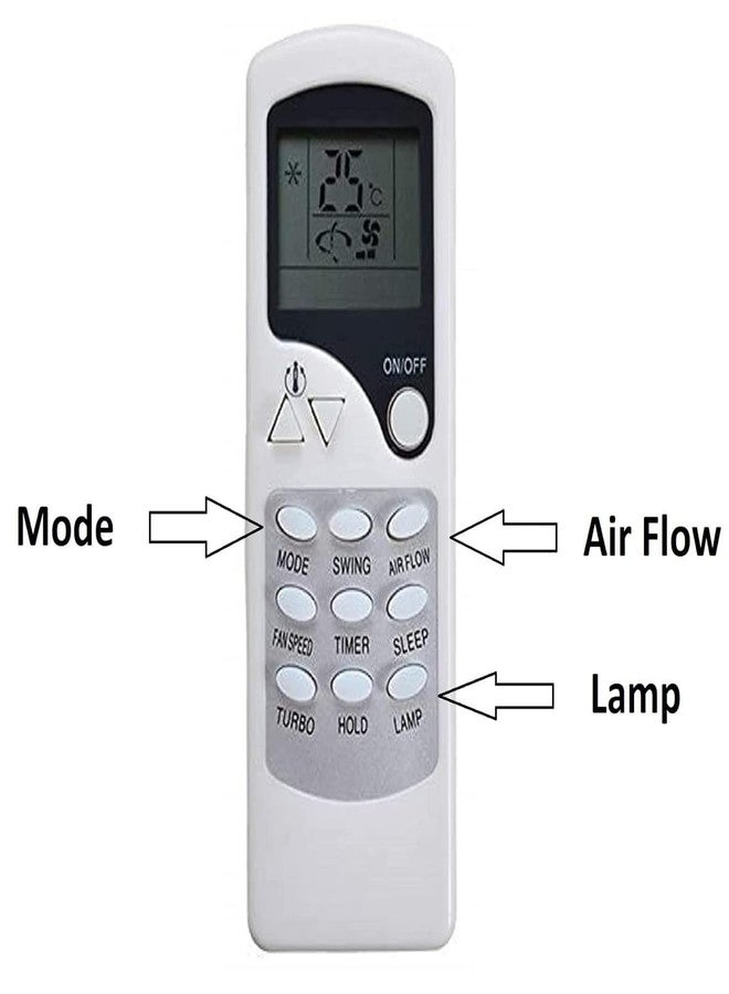 VNQ 5 Year Warranty Universal Ac Remote Compatible for Reconnect Split/Window AC Remote No. 7B (Exactly Same Remote Will Only Work) - Image 2