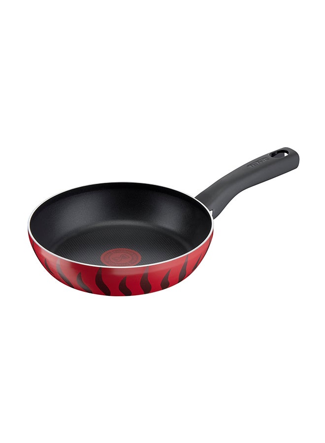 Tefal 14-Piece Tefal G6 Tempo Flame Non-Stick Coating No Pfoa, No Lead, No Cadmium Heat Indicator Cookware Set Includes Frying Pan 24/ 28, Saucepan 16+ Glass Lid, Stewpots 24/ 28+ Glass Lids, Kebbe 28 Cm, Oven Dish, 29x22cm, 4 Accessories (Spoon, Ladle, Long Spatula, Potato Masher) Red - Image 5