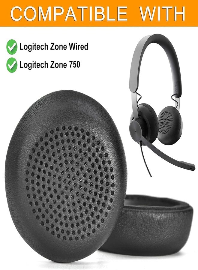 defean Ear Pads Replacement - defean Ear Cushions Compatible with Logitech Zone 750 / Zone Wired Headset (Do Not fit Zone Wireless/Zone 900/Zone Wireless 2) - Image 3