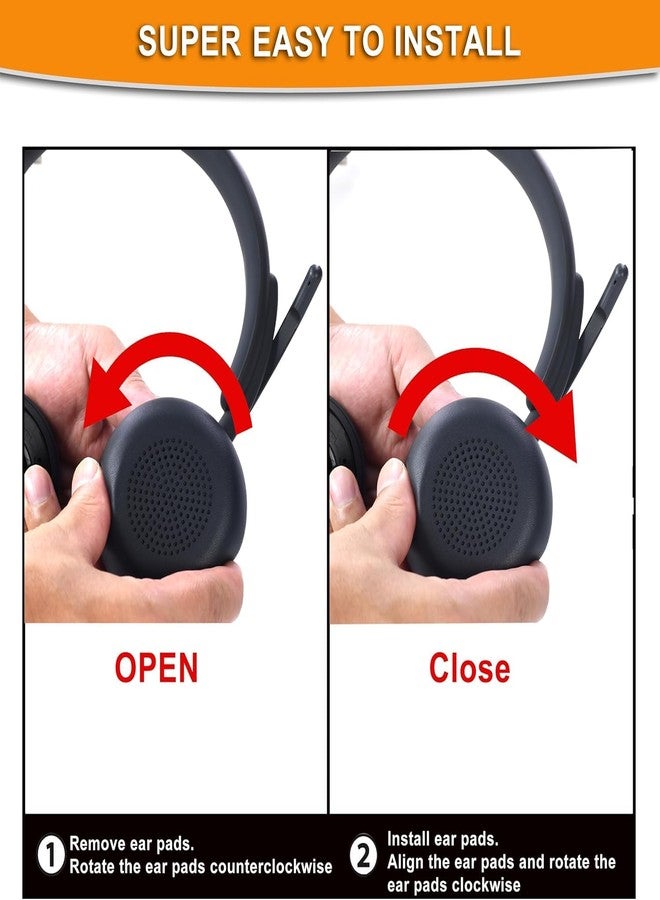 defean Ear Pads Replacement - defean Ear Cushions Compatible with Logitech Zone 750 / Zone Wired Headset (Do Not fit Zone Wireless/Zone 900/Zone Wireless 2) - Image 5