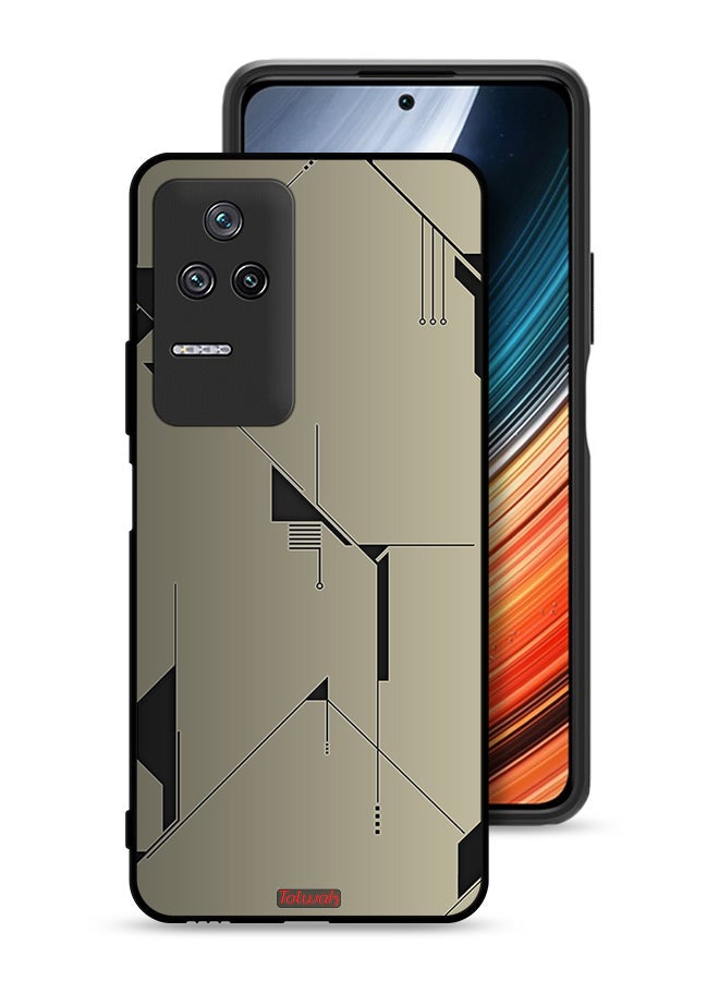 Tolwak Xiaomi Poco F4 Protective Case Cover Minimalism Abstract Digital Art - Image 1