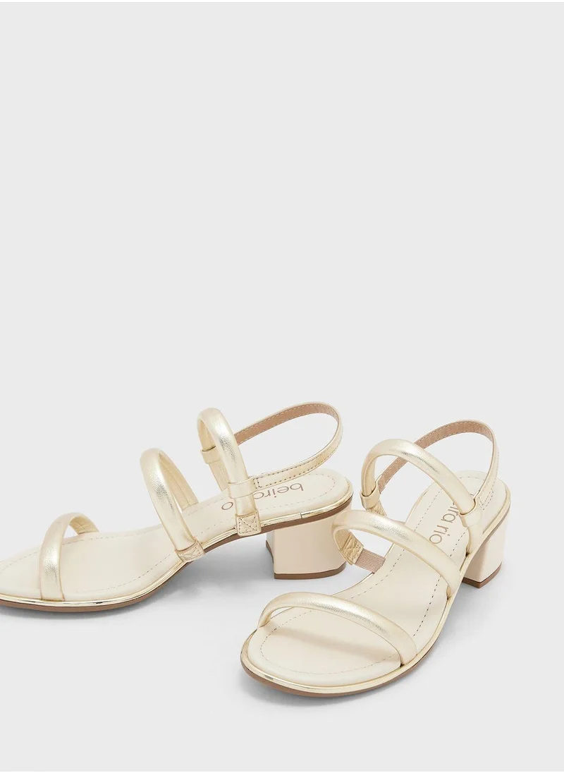Beira Rio Sandals for Women with Back Strap – Stylish & Supportive sling Back Ladies Sandals