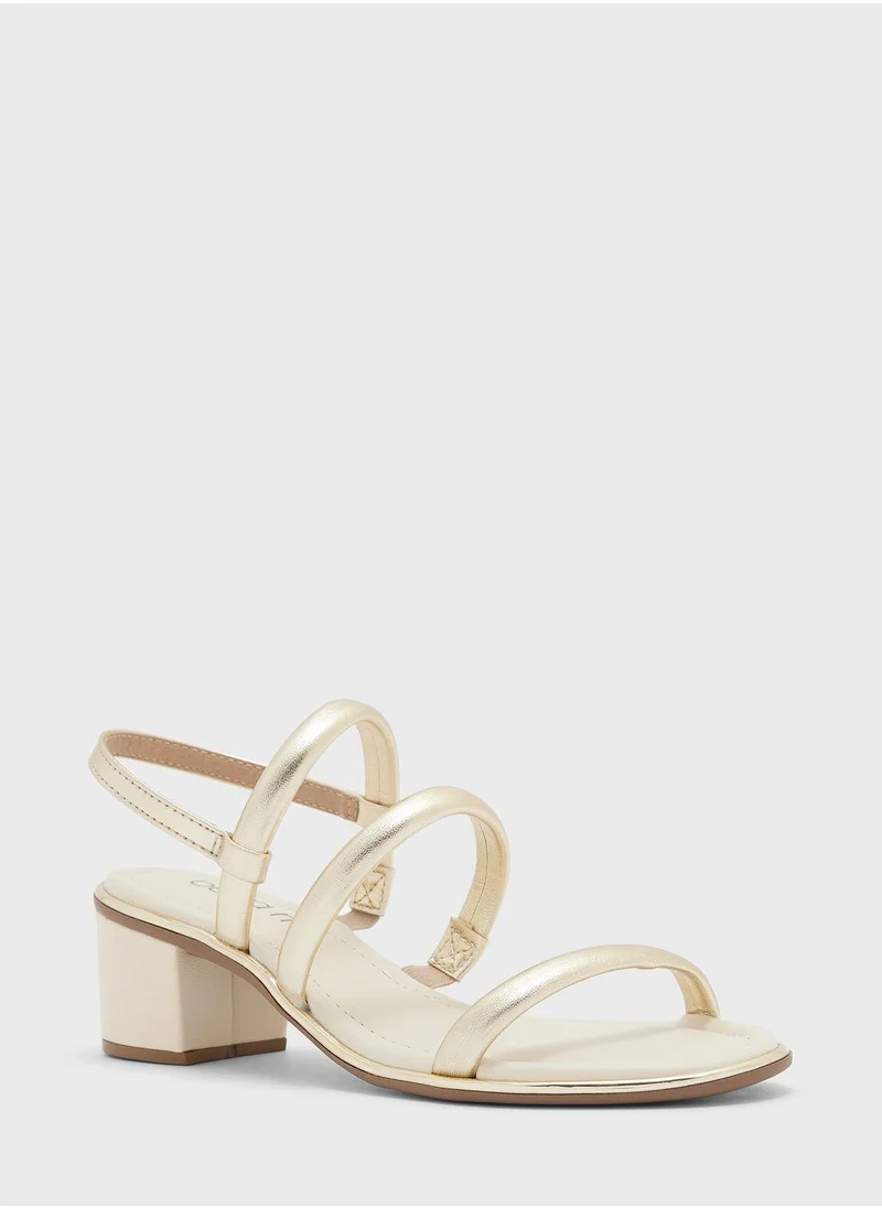 بيرا ريو Peyton Multi Strap Mid Heel Sandals