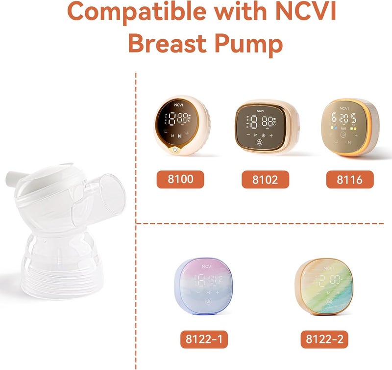 NCVI Replacement Connector Compatible with 810081028122811681288129 Breast Pump Accessories BPA Free 1 PC - Image 3