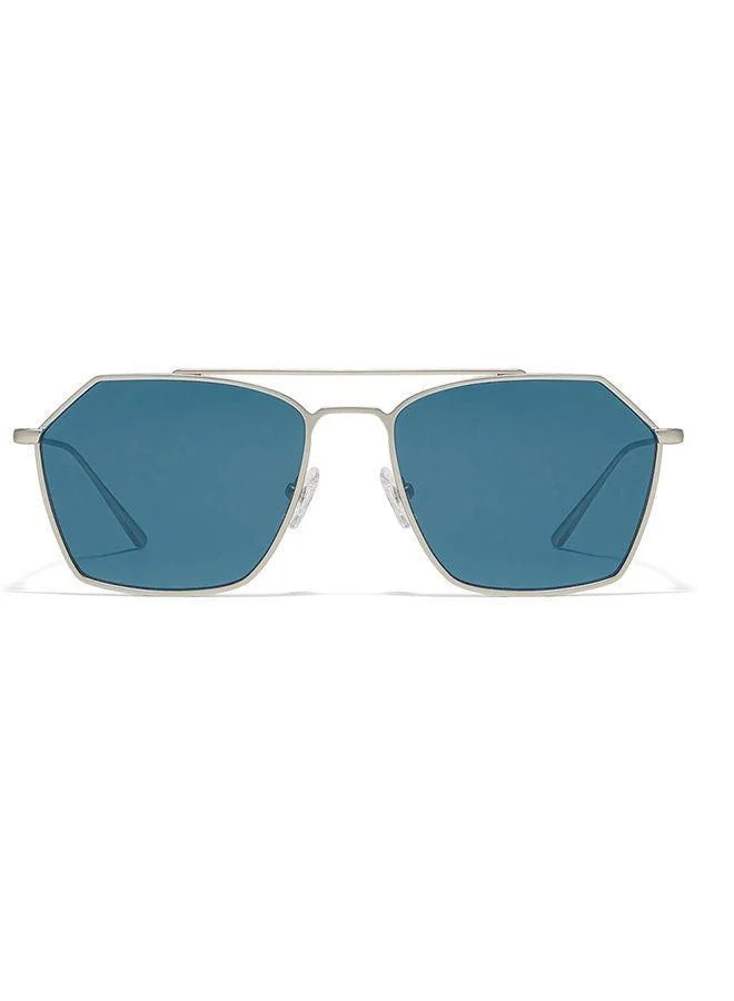 30Sundays 30Sundays FIGARO II,Men Sunglasses, Aviator Sunglasses, UV Protection: UV400 (Silver,Blue)
