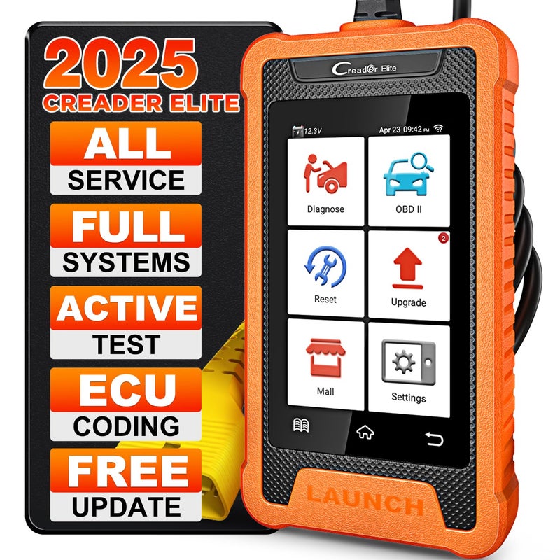 LAUNCH Creader Elite OBDII Scanner for GM Vehicles FullSystem BiDirectional Diagnostic Tool for BuickChevroletCadillacGMC All Reset Service Code Reader ECU Coding Lifetime Updated