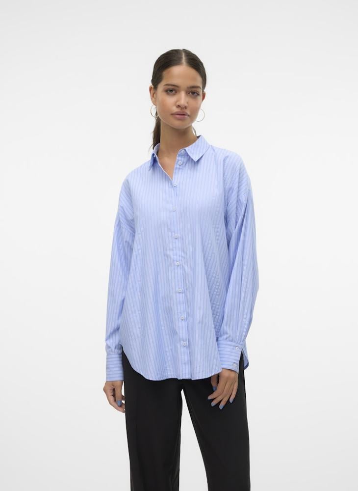 VERO MODA Regular Fit Striped Shirt - Image 1