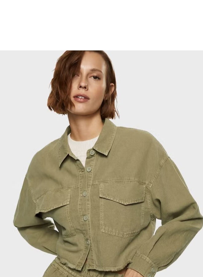 MANGO & LIME Pocket Detail Shirts - Image 1