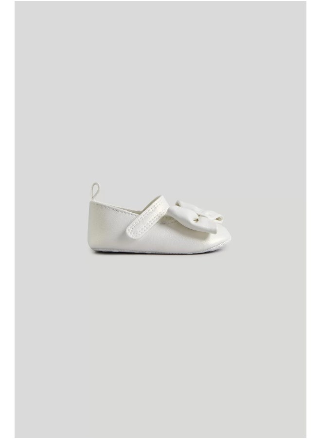 mothercare - White Ballerina Shoes and Headband Set - Image 1