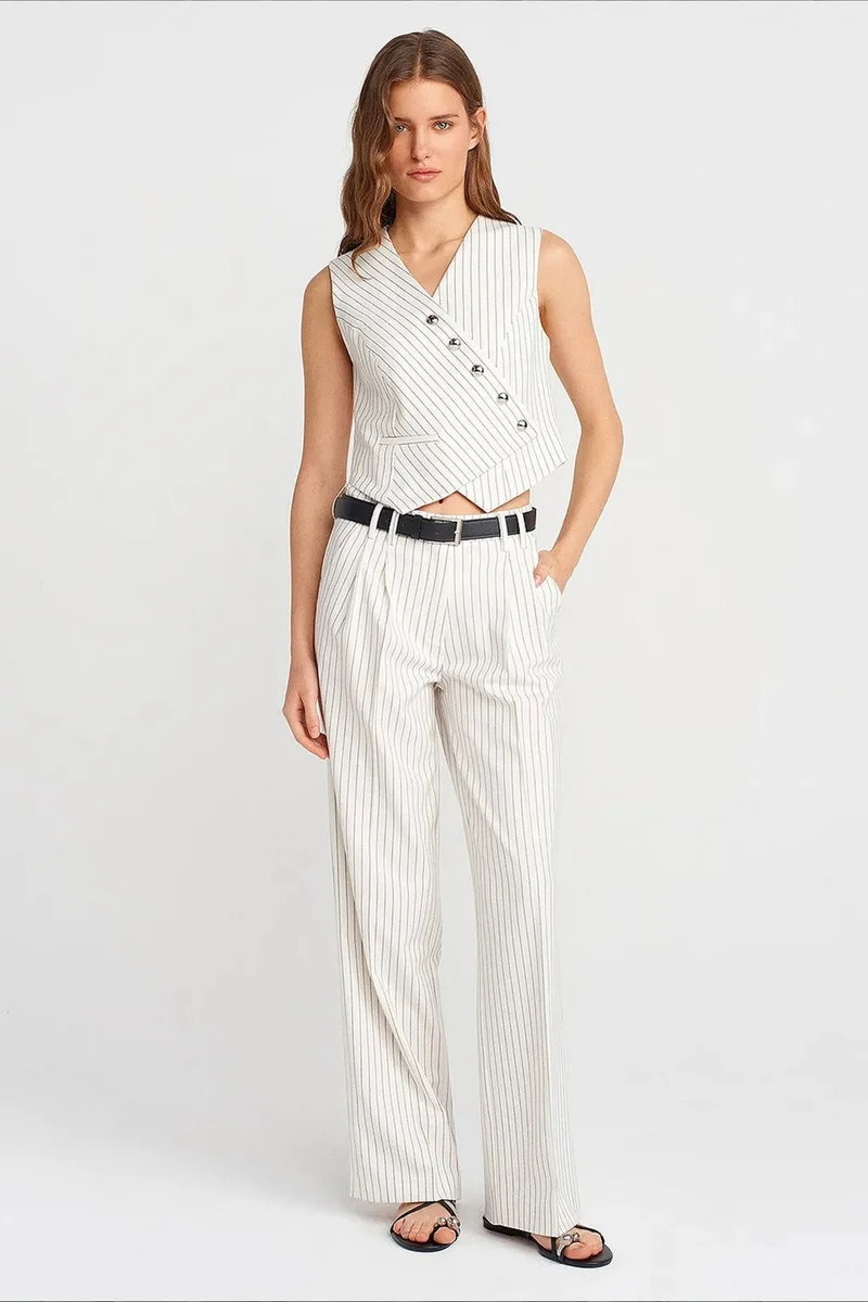 DILVIN Women's Straight-leg Trousers