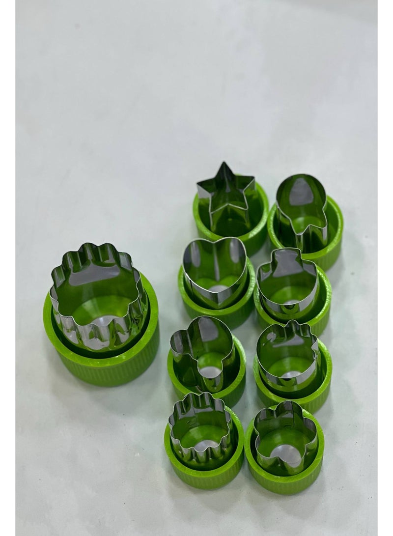 9-piece cutter set, various shapes