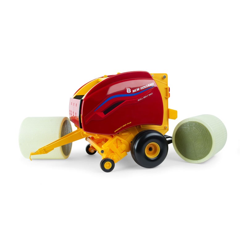 ERTL 116 New Holland RollBelt 560 Round Baler with Bales 13986 - Image 3