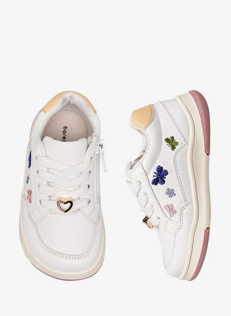 بيرفيت Girls Embroidered Ankle Sneakers