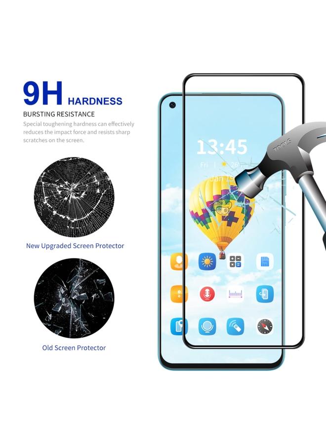 ENKAY For OPPO F21 Pro 4G / 5G 2pcs ENKAY Full Glue High Aluminum-silicon Tempered Glass Film - Image 2