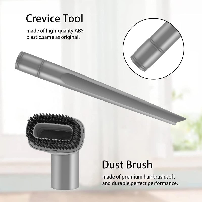 Coodss Dust Brush and Crevice Tool Compatible with Shark Navigator Lift-Away Vacuum Cleaner Models NV350, NV352, NV355, NV356E, Compare to Part No.112FFJ - Image 3