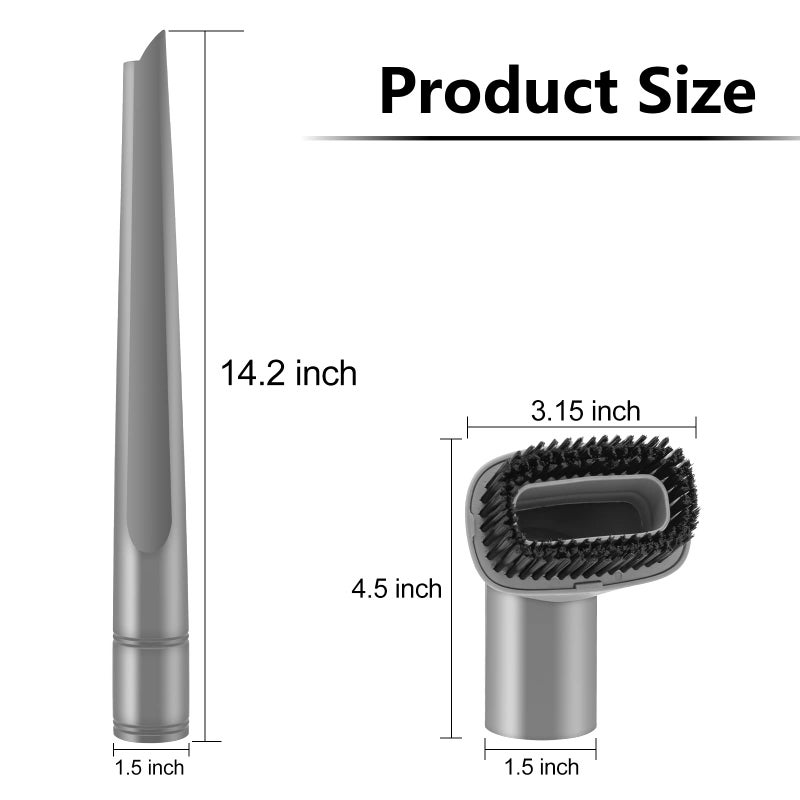 Coodss Dust Brush and Crevice Tool Compatible with Shark Navigator Lift-Away Vacuum Cleaner Models NV350, NV352, NV355, NV356E, Compare to Part No.112FFJ - Image 2