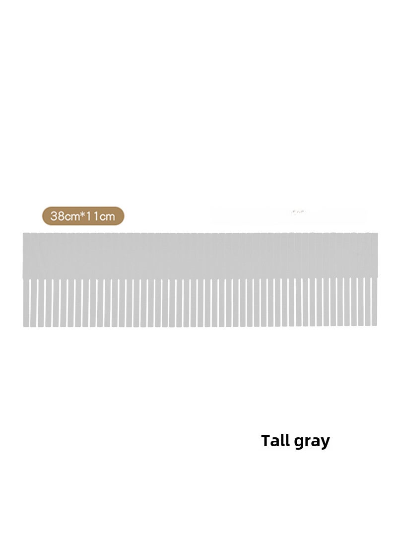 Generic Home Drawer Divider Customizable Organizer High Gray 