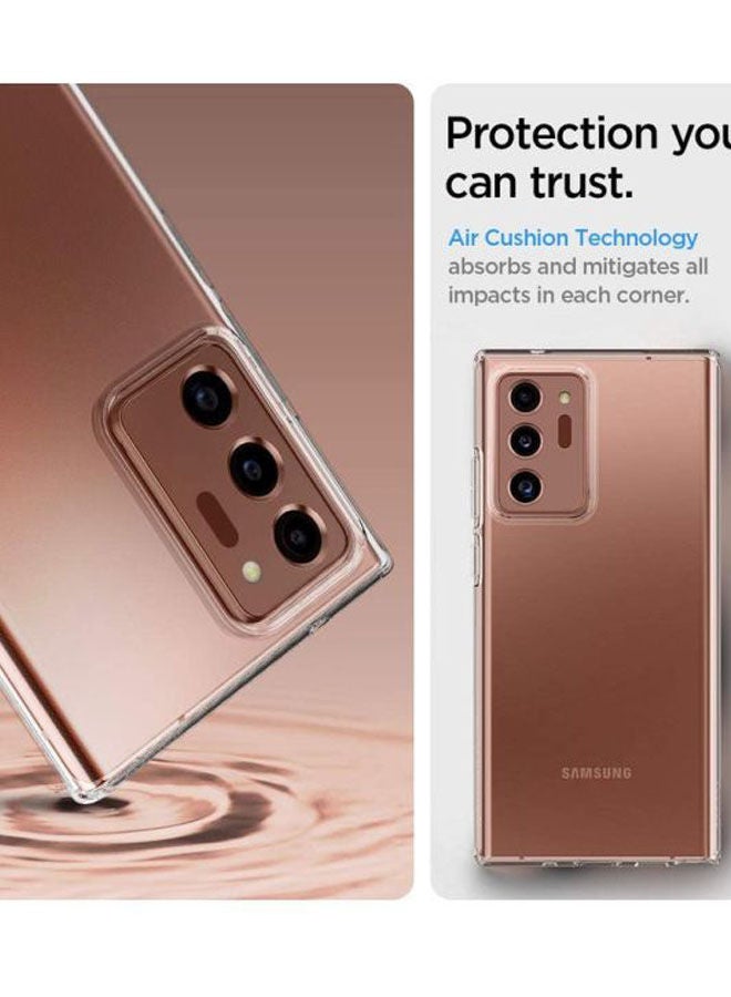 NIBEMINENT Liquid Crystal Protective Case Cover For Samsung Galaxy Note20 Ultra clear - Image 3