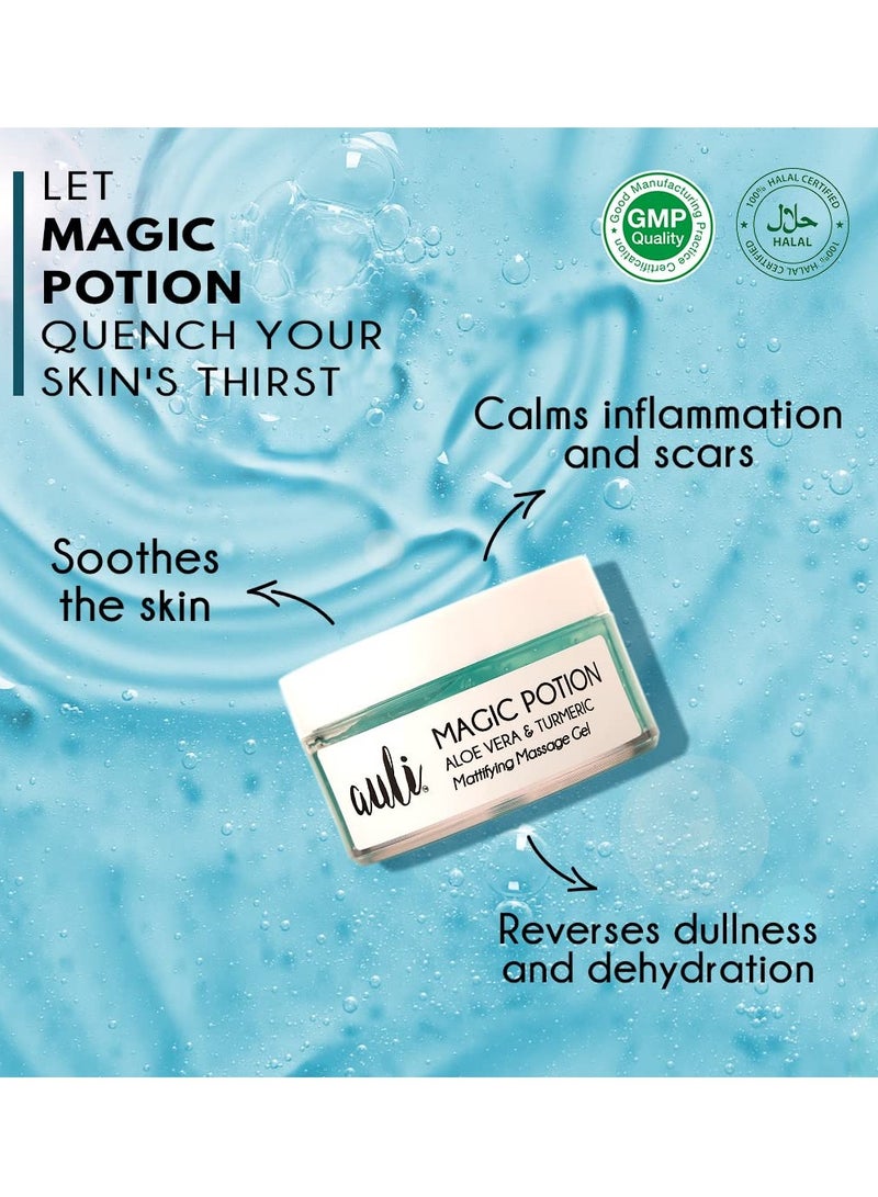 AULI LIFESTYLE Auli Magic Potion Aloevera Gel For Glowing Skin Pack Of 3 120GM - Image 3