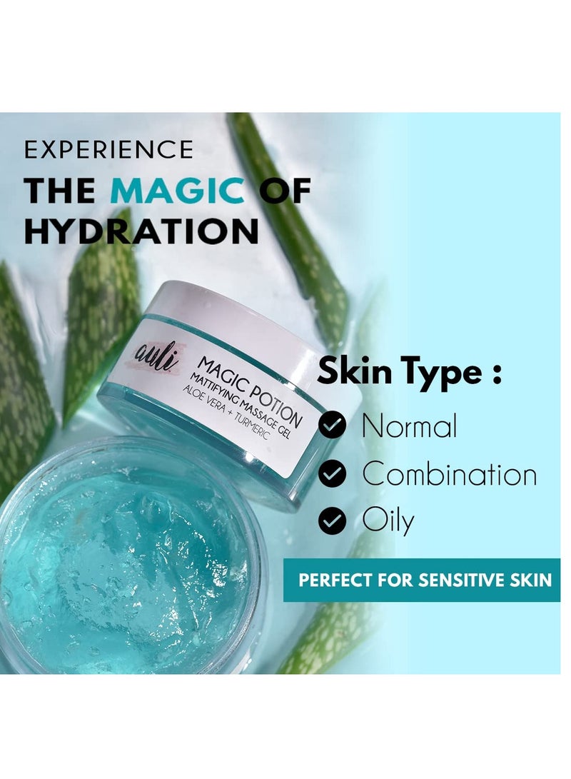 AULI LIFESTYLE Auli Magic Potion Aloevera Gel For Glowing Skin Pack Of 3 120GM - Image 4