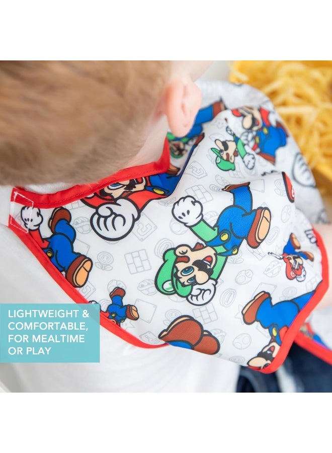 Bumkins Bibs - Toddler Bibs, Waterproof, Large for 1-3 Years, Short Sleeve - Image 3