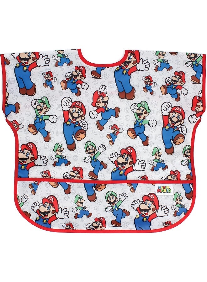 Bumkins Bibs - Toddler Bibs, Waterproof, Large for 1-3 Years, Short Sleeve - Image 1