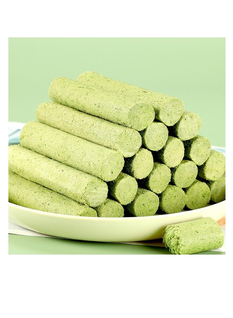 Meetion 6pcs Grass Sticks Cat Grass Chew Stick Grinding Rod Chew Toy Teeth Cleaner Natural Grass Molar Rod for Cat Indoor Travel Kitten (1 Bag) - Image 2