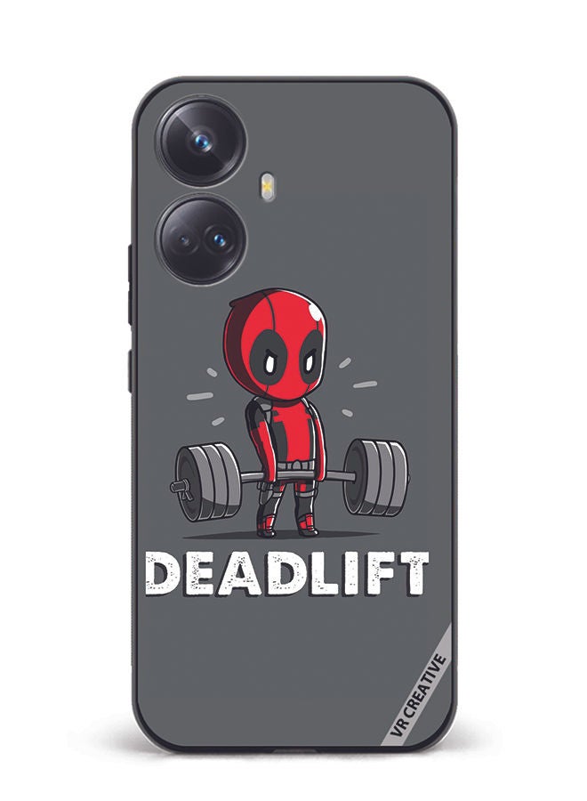 VR CREATIVE Protective Case Cover For Realme 10 Pro Plus Deadlift Design Multicolour - Image 1