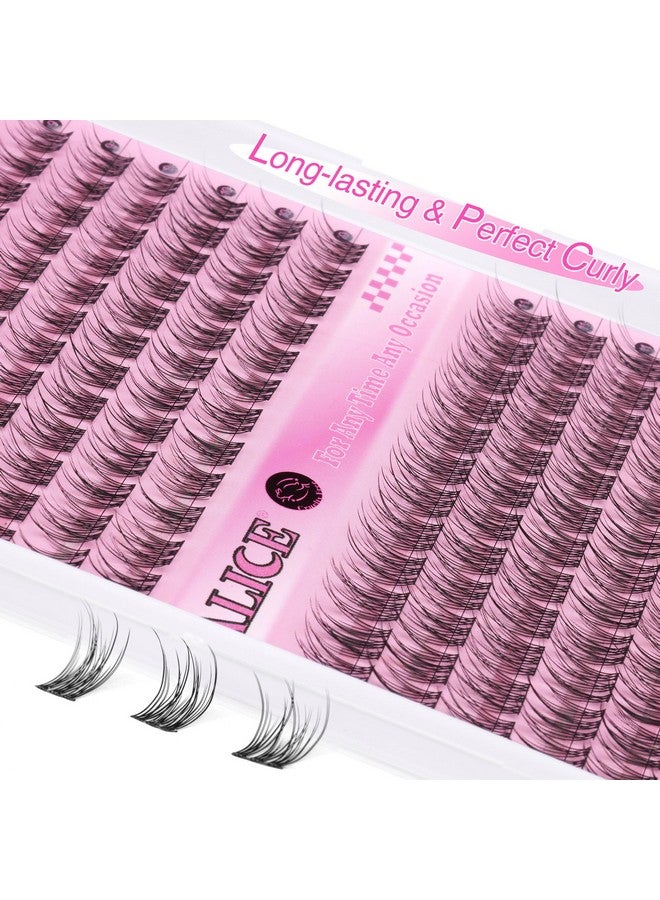 أليس رموش أليس الطبيعية على شكل حرف C، وصلات رموش اصطناعية بطول 9-11 مم، رموش فردية قصيرة، وصلات رموش متموجة، 144 قطعة، مجموعات رموش يدوية الصنع - Image 5