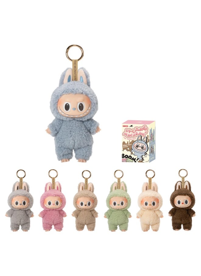 LABUBU - Bubble Mart Labubu Generation I Heart Macaron Vinyl Face Blind Box Plush Doll Toy Ornaments-Specifications:A Random One Of The First Generation-Color:High Quality - Image 1