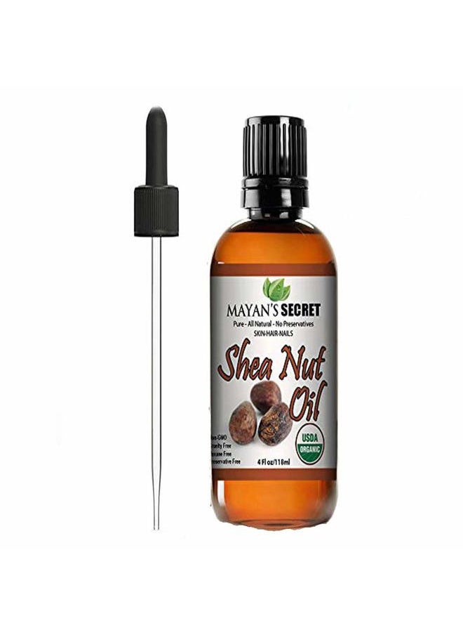 Mayan's Secret - Shea Nut Oil USDA Certified Organic Natual Undiluted Cold Pressed for Skin Hair Lips and Nails - Image 1