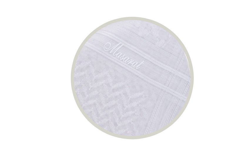 Maestro Shemagh AlShababi White KY006 - Image 4