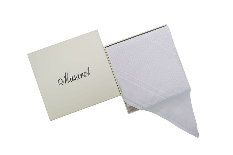 Maestro Shemagh AlShababi White KY006 - Image 1