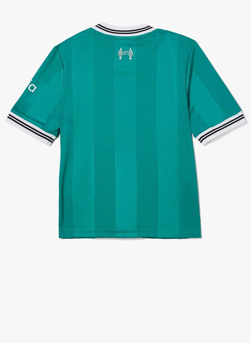 Adidas قميص ليفربول FC 25/26 الثالث للأطفال - Image 2