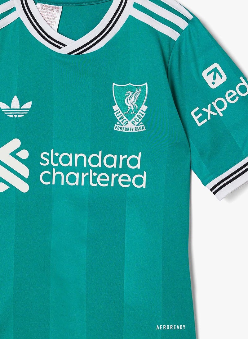 Adidas قميص ليفربول FC 25/26 الثالث للأطفال - Image 3