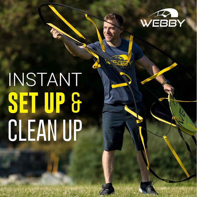 Webby Agility Trainer – Circular Speed and Agility Ladder for High Intensity Footwork Drills - Image 5