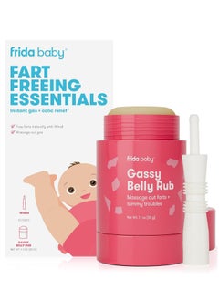 fridababy Fart Freeing Essentials | Includes Windi and Gassy Belly Rub, 1.1 oz (30g)  - Image 1
