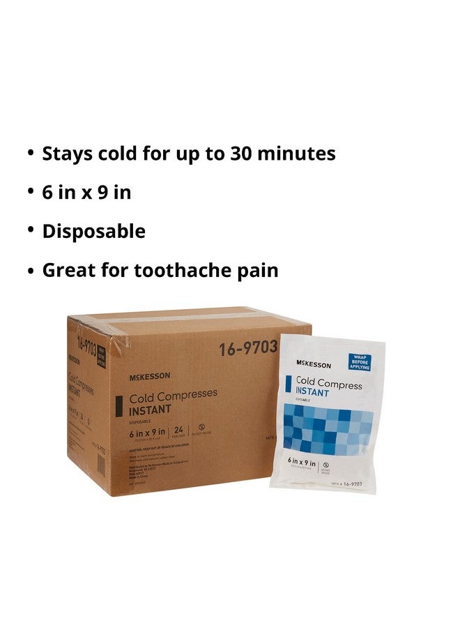 McKesson Cold Compress, Instant Cold Pack, Disposable, 6 In X 9 In, 1 Count, 24 Packs, 24 Total - Image 4