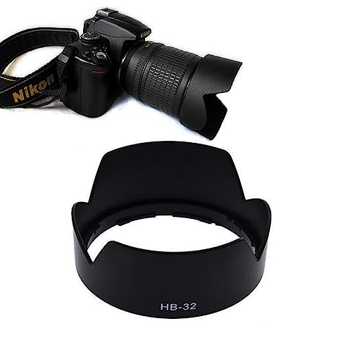 HANUMEX® HB32 Lens Hood 67 mm Black Bayonet Flower Type Lens Hood for Nikon 18-70mm 18-140mm 18-105mm and 18-135mm - Image 3