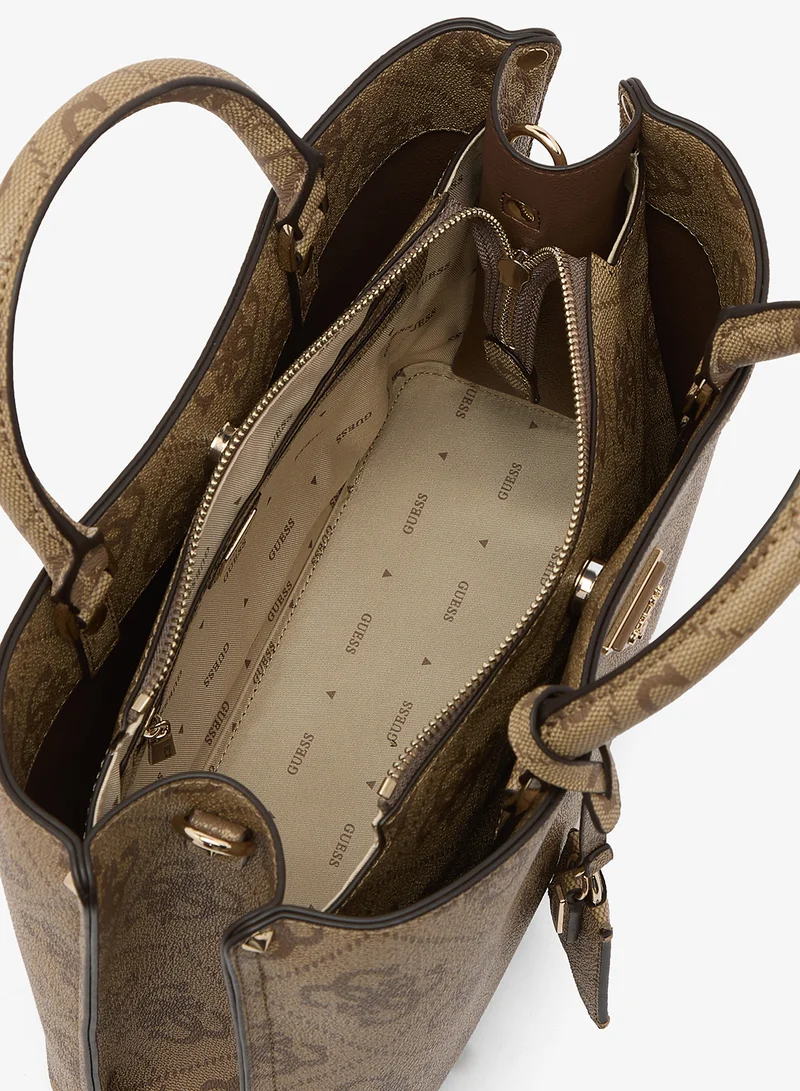 Guess  Meridian II Girlfriend Satchel Bag for Women | Best Price UAE