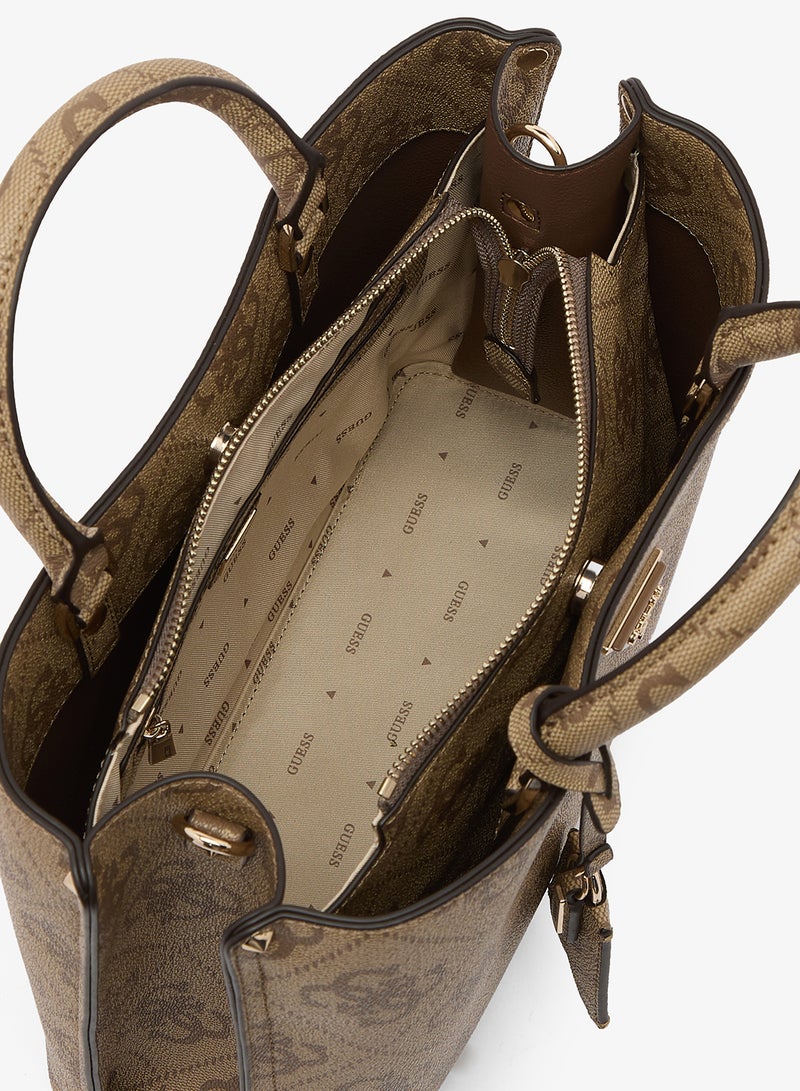 GUESS Meridian II Girlfriend Satchel Bag - Image 3
