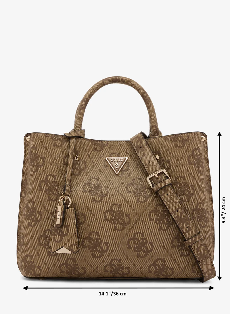 Guess  Meridian II Girlfriend Satchel Bag for Women | Best Price UAE