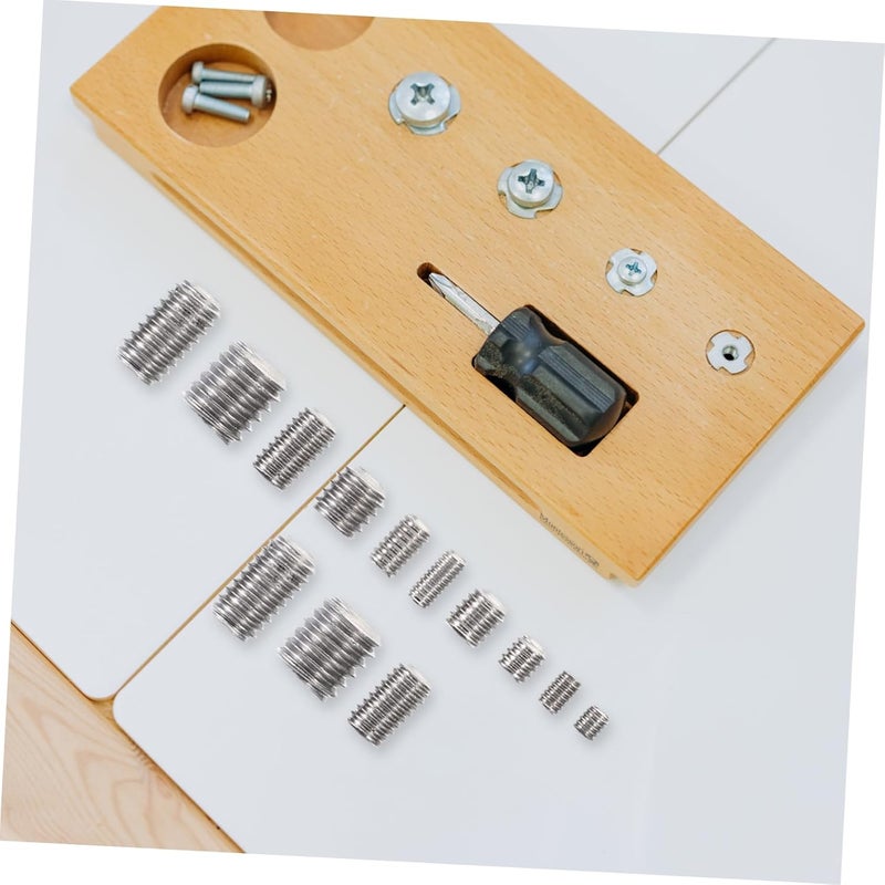 Tehaux Stainless Steel Hexagon Socket Screw Assortment Kit Metric Sizes For Home Repairs - Image 4